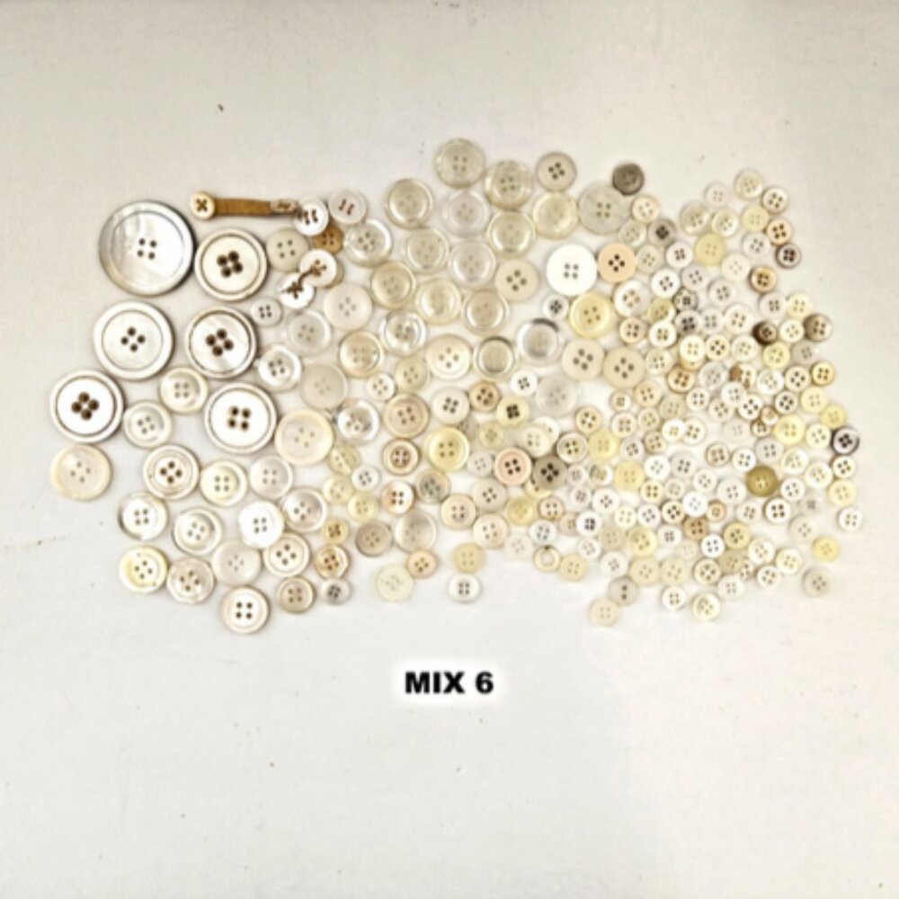 Antique Vintage Button Assorted Mix Lot 6 RARE COLLECTIBLE